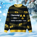 Yellow Chernobyl 1986 Safety Operations Team Ugly Christmas Sweater - Holiday Gift product image