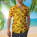 Yellow Hot Dog Hawaiian - Adult & Kids T-Shirts, Sweatshirts & Hoodies apparel design preview 1
