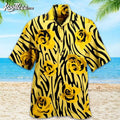 Yellow Roses Buds Zebra Pattern Hawaiian - Adult & Kids T-Shirts, Sweatshirts & Hoodies apparel design preview 1