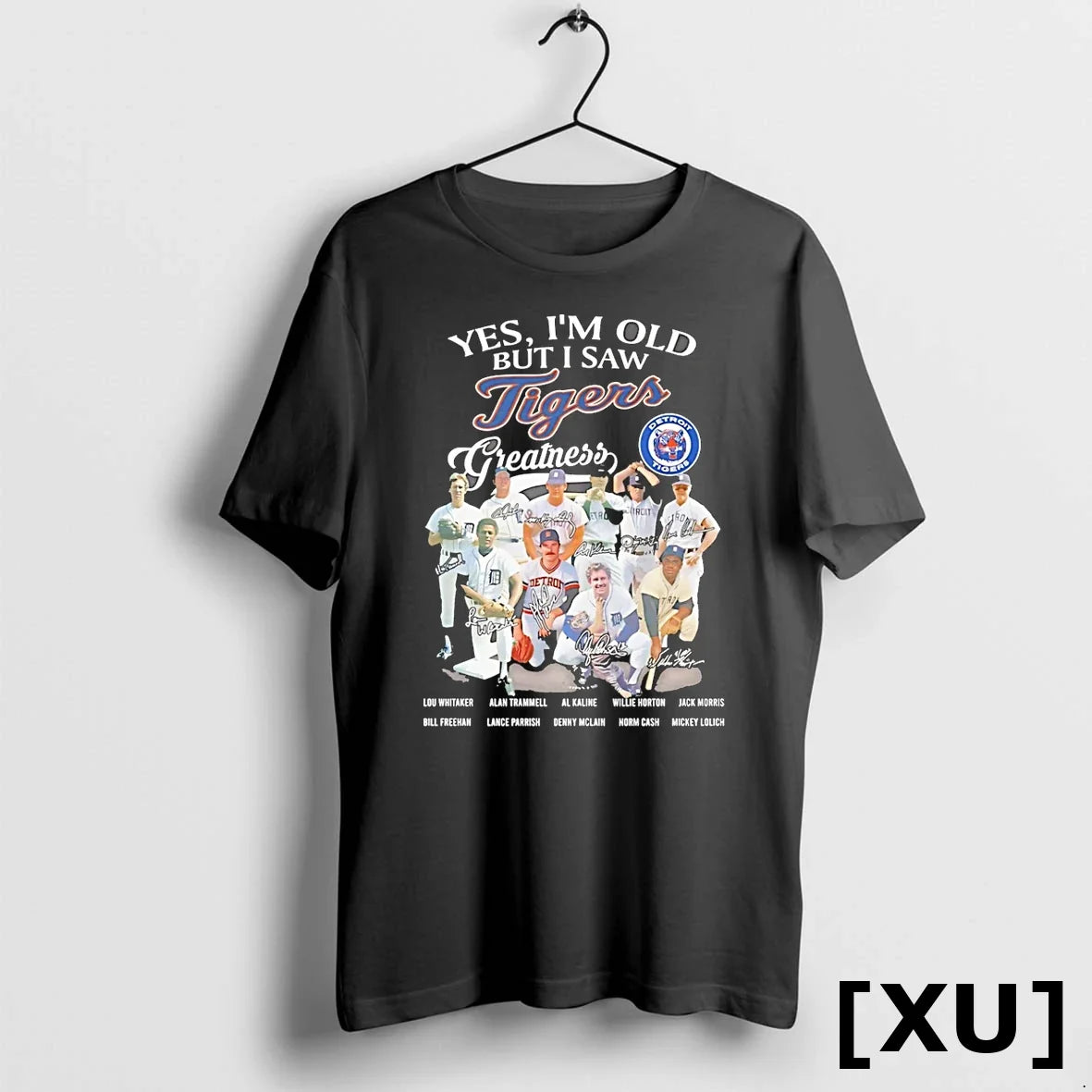 Yes Im Old But I Saw Detroit Tigers Greatness 2025 - Adult & Kids T-Shirts, Sweatshirts & Hoodies apparel design preview 1
