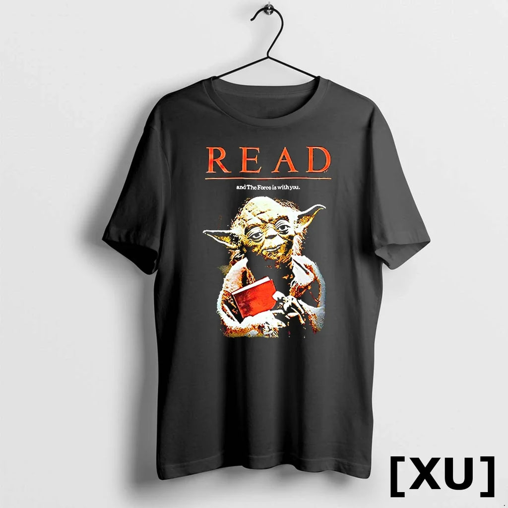 Yoda Read And The Force Is With You Sweater - Adult & Kids T-Shirts, Sweatshirts & Hoodies apparel design preview 1