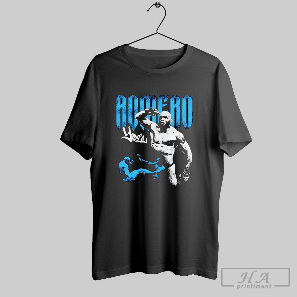Yoel Romero Ufc Fight Night Graphic Design Retro - Adult & Kids T-Shirts, Sweatshirts & Hoodies apparel design preview 1