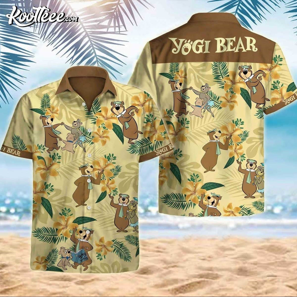 Yogi Bear Hawaiian - Adult & Kids T-Shirts, Sweatshirts & Hoodies apparel design preview 1