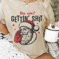 You Ain'T Gettin Nothin' Funny Santa - Adult & Kids T-Shirts, Sweatshirts & Hoodies apparel design preview 1