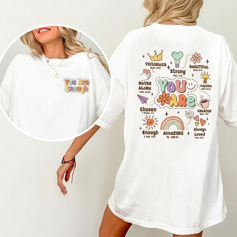 You Are Bible Retro Christian Jesus Inspirational - Adult & Kids T-Shirts, Sweatshirts & Hoodies apparel design preview 1