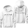You Are Enough DRG Dear Person Behind Me Two Sided - Adult & Kids T-Shirts, Sweatshirts & Hoodies apparel design preview 1