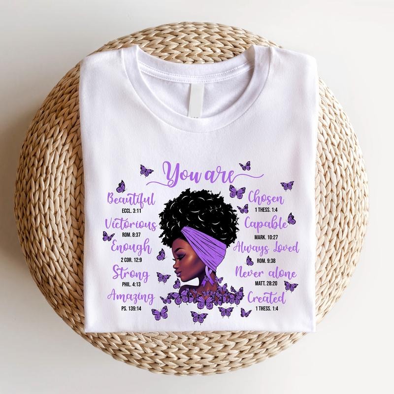 You Are African American Motivational Positive Saying - Adult & Kids T-Shirts, Sweatshirts & Hoodies apparel design preview 1