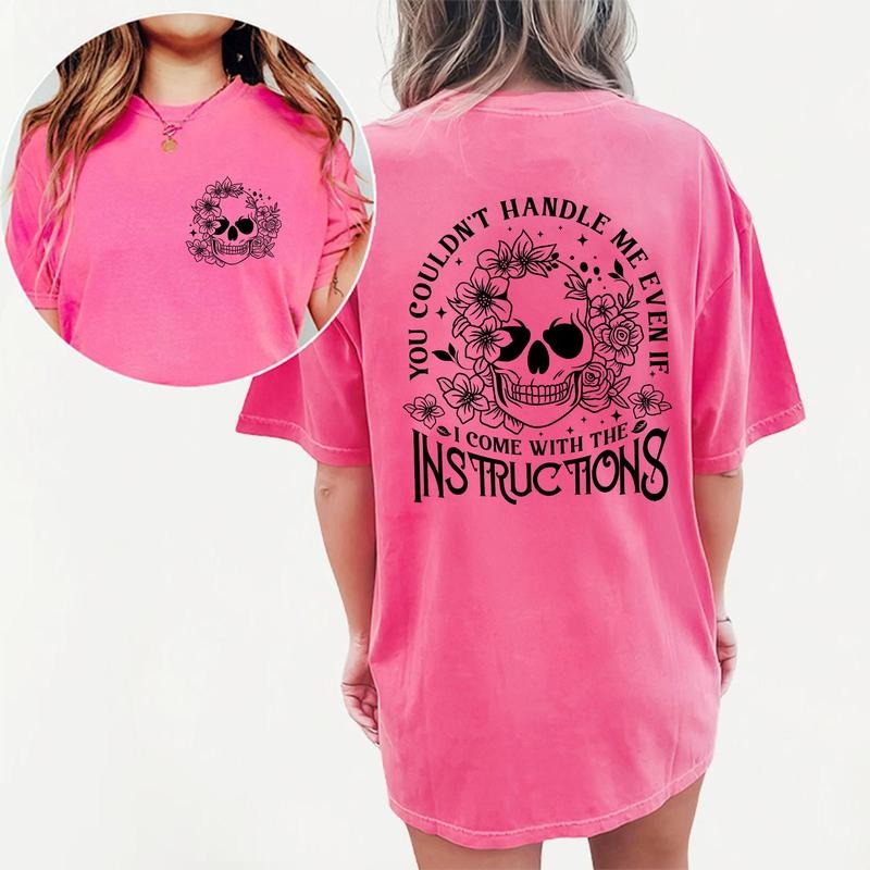 You Couldn'T Handle Me Even If I Came Instructions - Adult & Kids T-Shirts, Sweatshirts & Hoodies apparel design preview 1