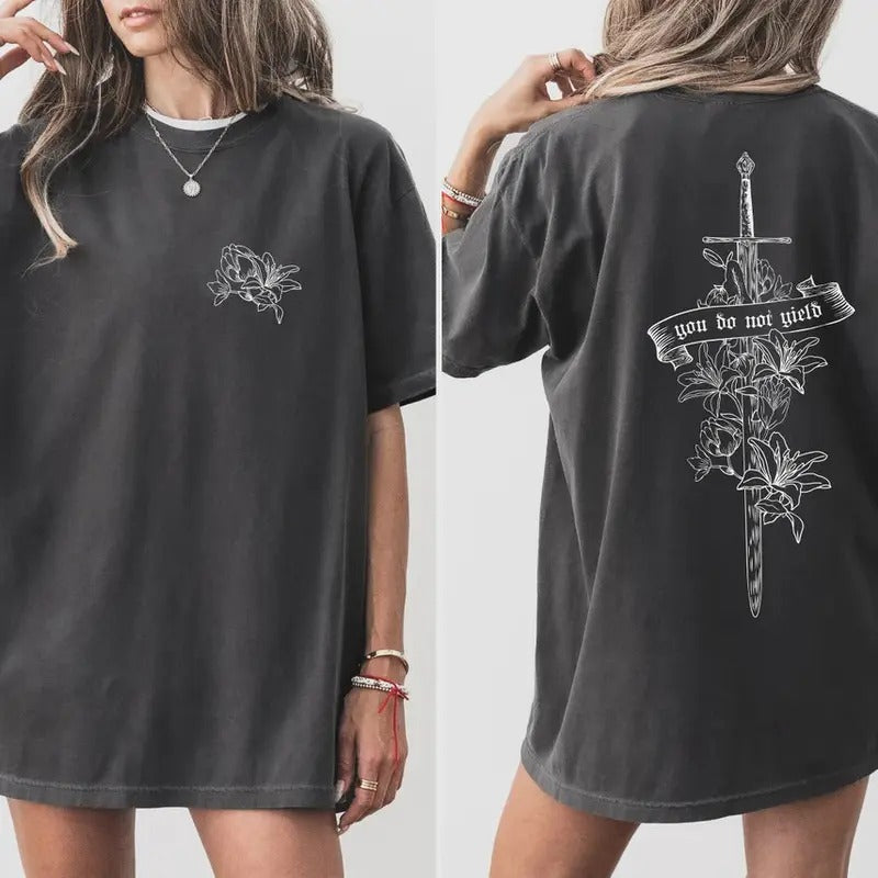 You Do Not Yield TOG Inspired Bookish Booktok Fantasy - Adult & Kids T-Shirts, Sweatshirts & Hoodies apparel design preview 1