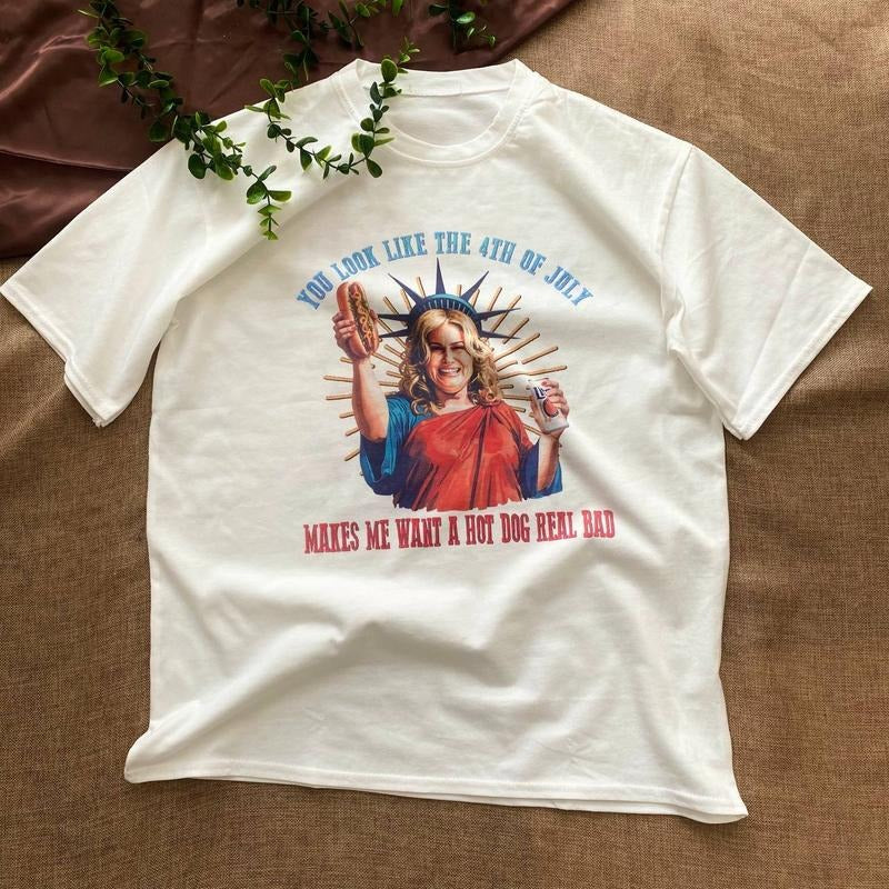 You Like 4th July Makes Me Want Hot Dog Real Bad - Adult & Kids T-Shirts, Sweatshirts & Hoodies apparel design preview 1