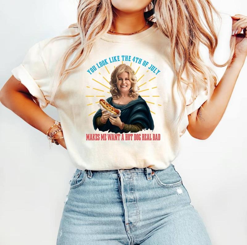 You Like 4th July Makes Me Want Hot Dog Real Bad - Adult & Kids T-Shirts, Sweatshirts & Hoodies apparel design preview 1