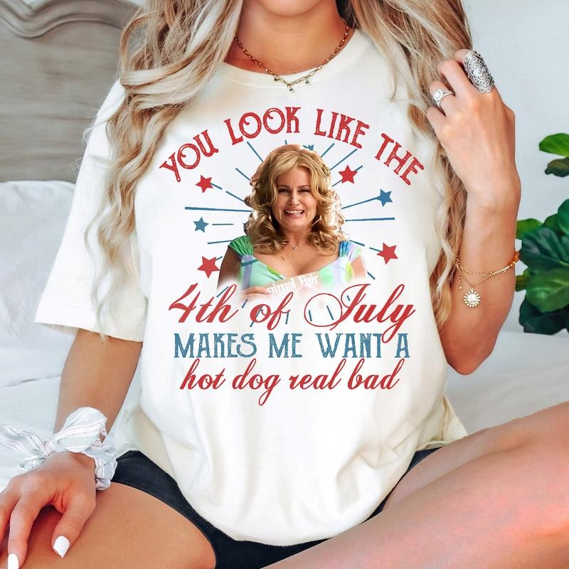 You Like Fourth July Makes Me Want Hot Dog Real Bad - Adult & Kids T-Shirts, Sweatshirts & Hoodies apparel design preview 1