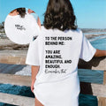 You Matter Mental Health Matters Dear Person Behind - Adult & Kids T-Shirts, Sweatshirts & Hoodies apparel design preview 1