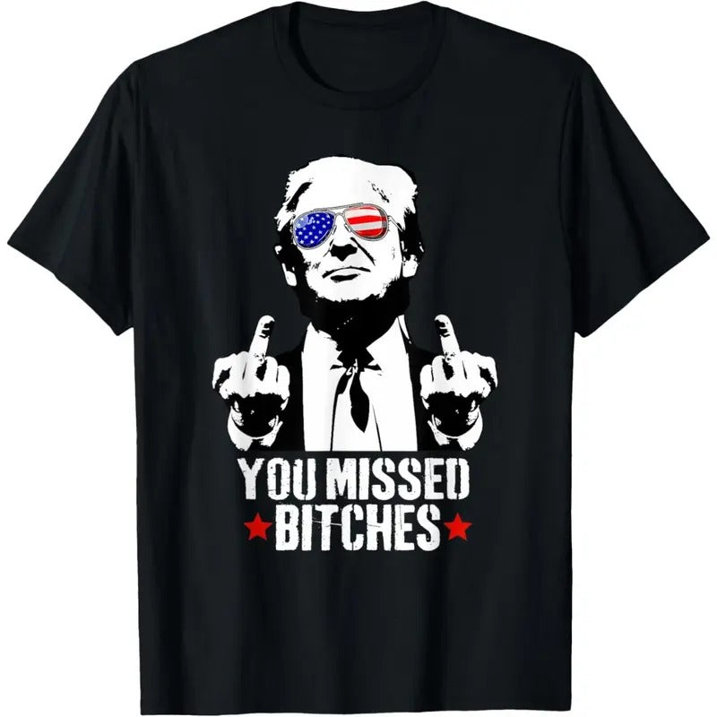 You Missed Trump 2024 Made Usa - Adult & Kids T-Shirts, Sweatshirts & Hoodies apparel design preview 1