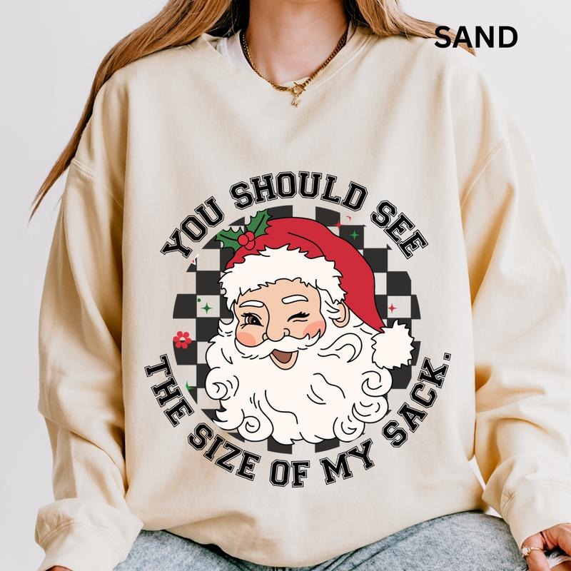 You Should See Size My Sack Sleeve Casual Cotton - Adult & Kids T-Shirts, Sweatshirts & Hoodies apparel design preview 1