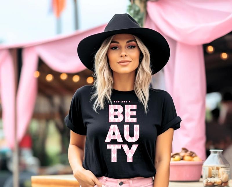 You Are Beauty Casual Comfortable Top Womenswear - Adult & Kids T-Shirts, Sweatshirts & Hoodies apparel design preview 1
