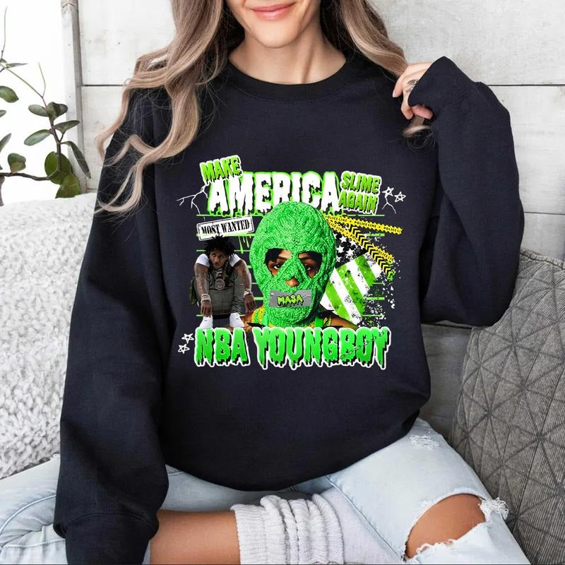 Youngboy Masa Tour 2025 Never Broke Again Rap Fans - Adult & Kids T-Shirts, Sweatshirts & Hoodies apparel design preview 1