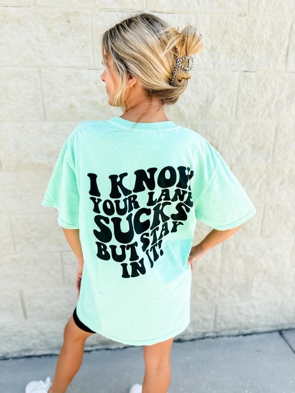 Your Lane Sucks - Adult & Kids T-Shirts, Sweatshirts & Hoodies apparel design preview 1