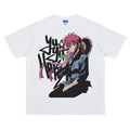 Yu Hakusho "Kurama" Vintage Anime 100% Cotton - Adult & Kids T-Shirts, Sweatshirts & Hoodies apparel design preview 1