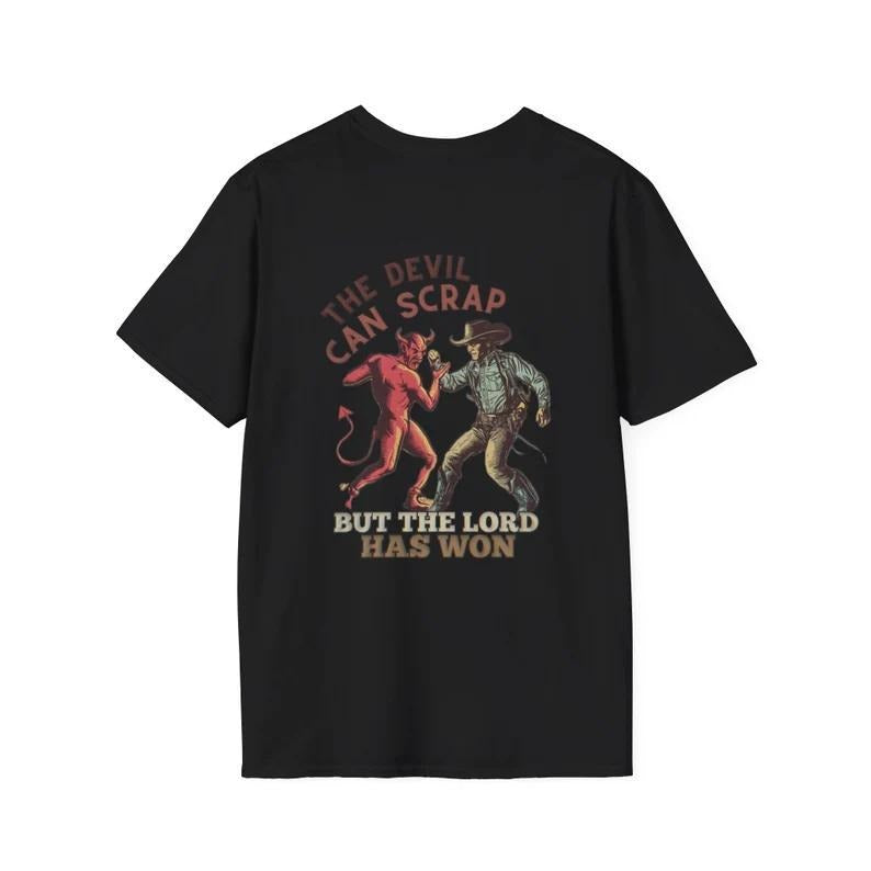 Z@@Ch Bry@@N Devil Can Scrap Western Cowboy Rodeo - Adult & Kids T-Shirts, Sweatshirts & Hoodies apparel design preview 1