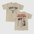 Zack Top Colo Beer Country Music Tour 2025 Fans - Adult & Kids T-Shirts, Sweatshirts & Hoodies apparel design preview 1