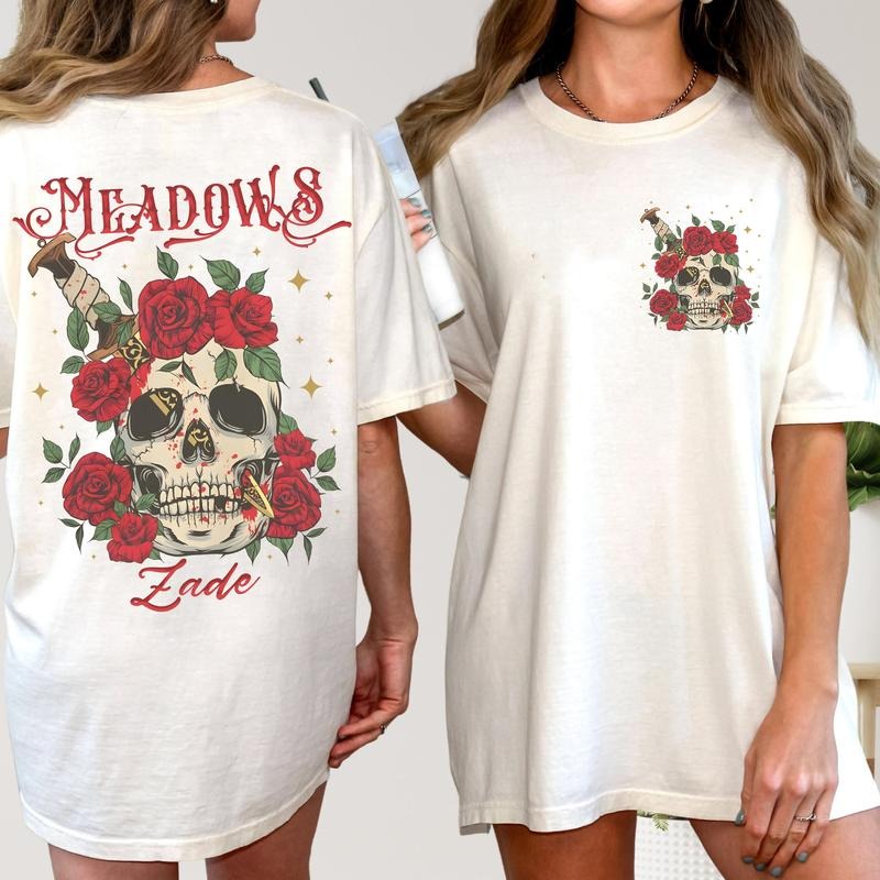 Zade Meadows Haunting Adeline Bookish Cat Mouse Duet - Adult & Kids T-Shirts, Sweatshirts & Hoodies apparel design preview 1