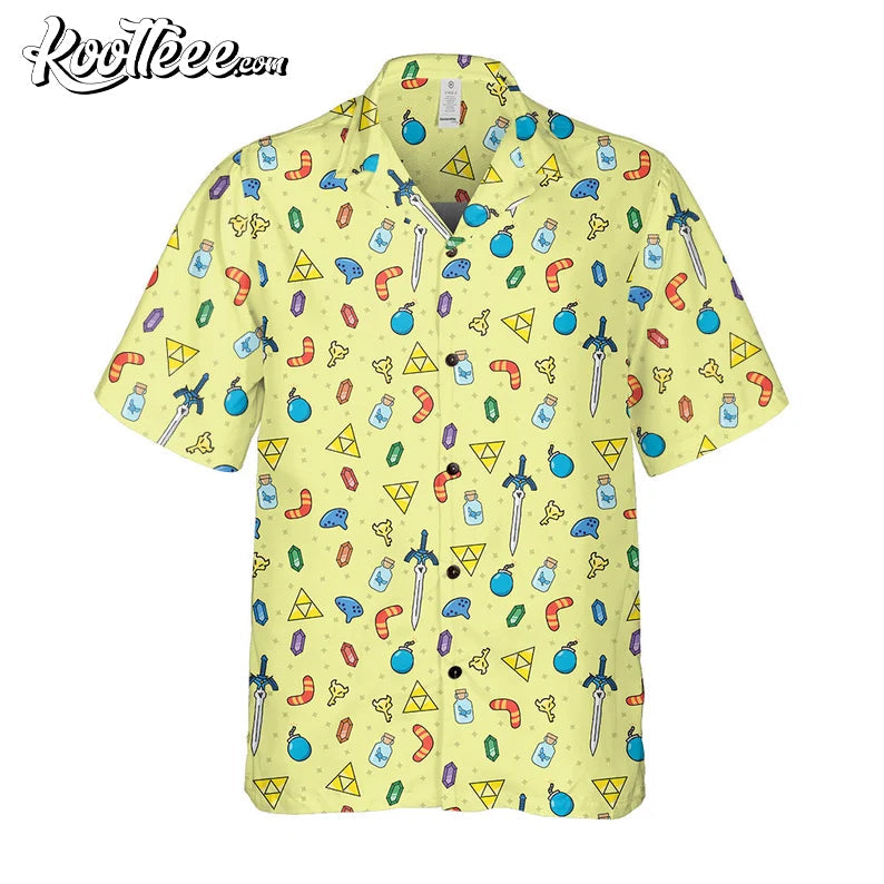 Zelda Funny Hawaiian - Adult & Kids T-Shirts, Sweatshirts & Hoodies apparel design preview 1