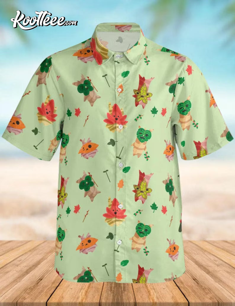 Zelda Majora And Korok Hawaiian - Adult & Kids T-Shirts, Sweatshirts & Hoodies apparel design preview 1