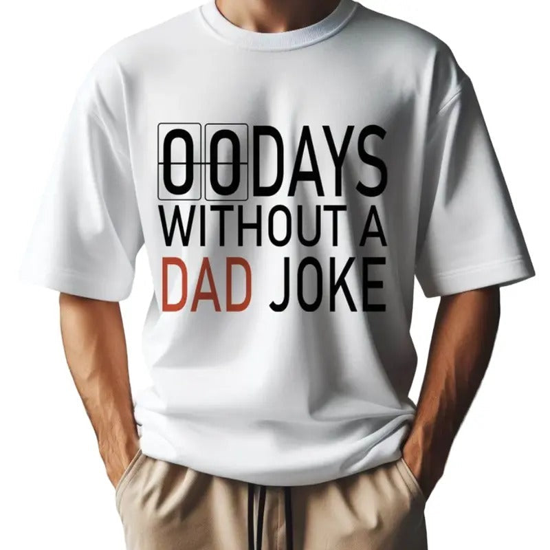 Zero Days Without Dad Joke Png Funny Father'S Father - Adult & Kids T-Shirts, Sweatshirts & Hoodies apparel design preview 1