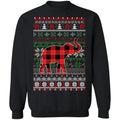 Elephant red plaid Christmas Sweater - Holiday Gift product image 2