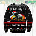 Fa la la la la Godzilla 3D Christmas Sweater - Holiday Gift product image