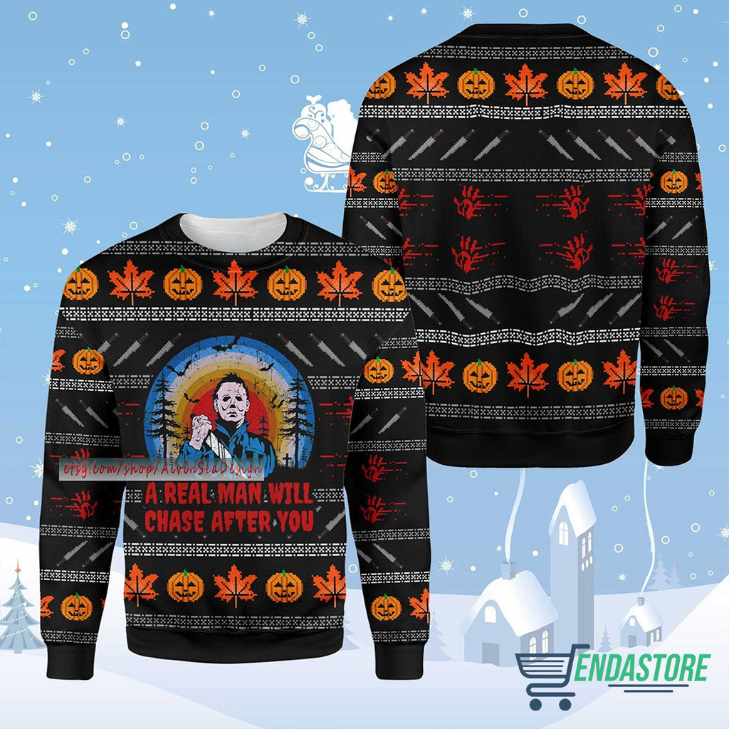 Creep it real 3D Christmas Sweater - Holiday Gift product image 3