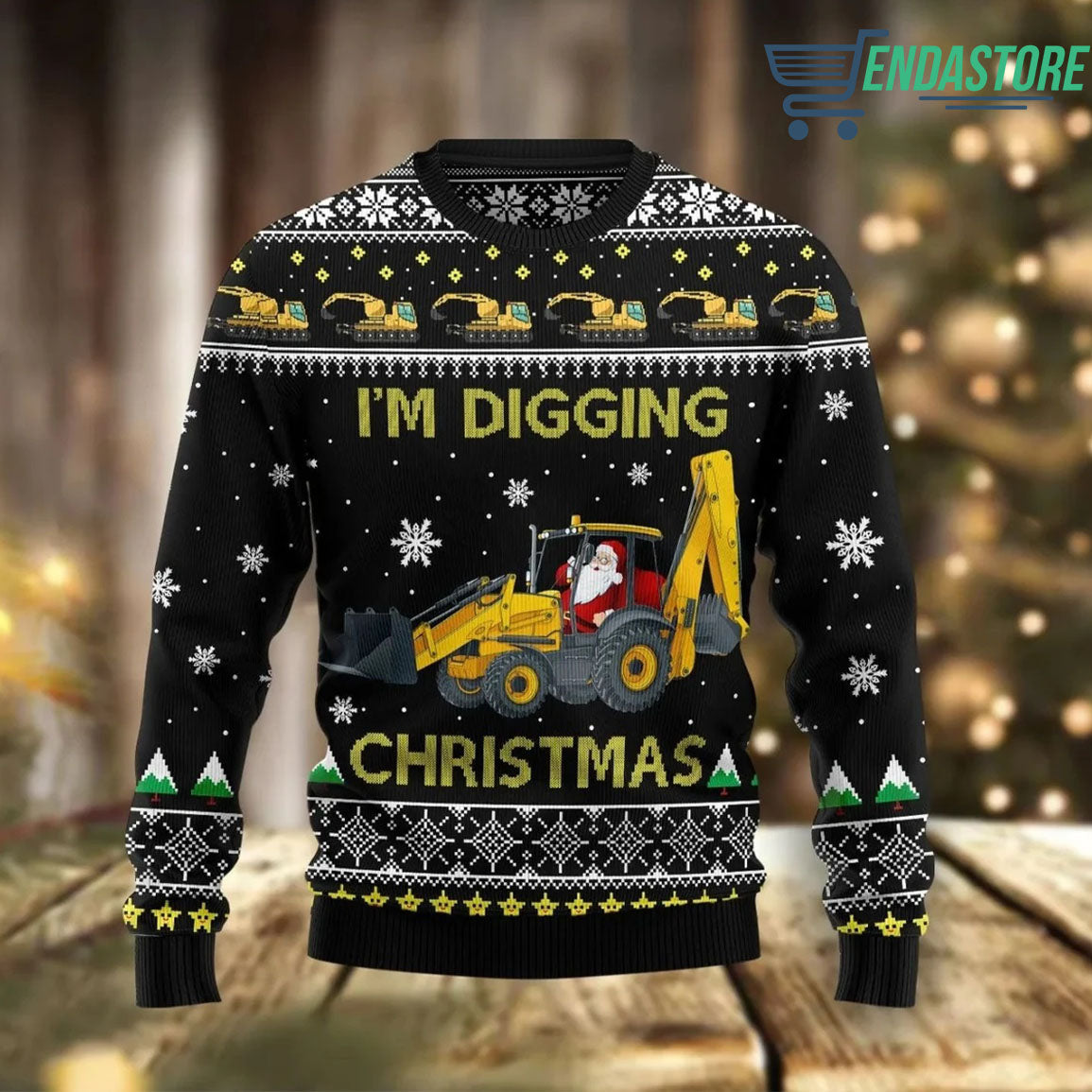Fa la la la la Godzilla 3D Christmas Sweater - Holiday Gift product image 4
