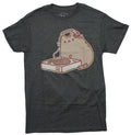 Pusheen Rocking Disc Jockey - Adult & Kids T-Shirts, Sweatshirts & Hoodies apparel design preview 1