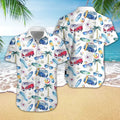 Adorable Hippie Car Beach Design Trendy Hawaiian - Adult & Kids T-Shirts, Sweatshirts & Hoodies apparel design preview 1