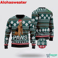 Airedale Terrier Santa Printed Ugly Christmas Sweater - Holiday Gift product image