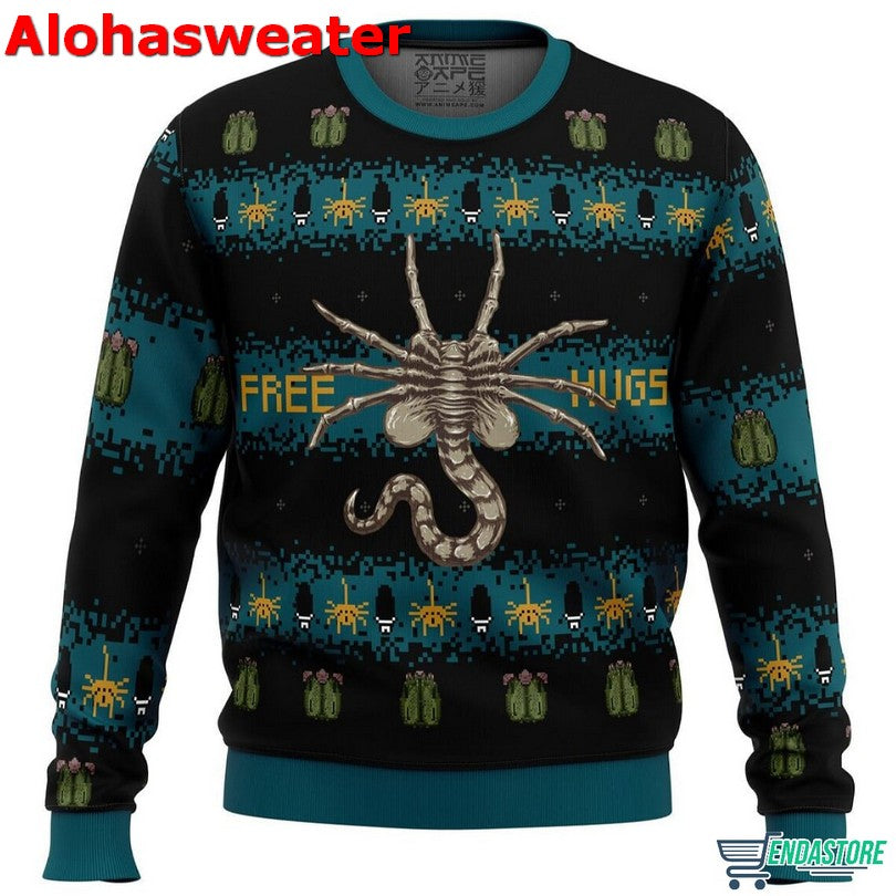 Hanson Scary Movie I Made Them By Hand Ugly Christmas Sweater - Holiday Gift product image 5