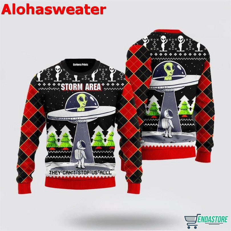 Cat purple pattern Christmas Sweater - Holiday Gift product image 5