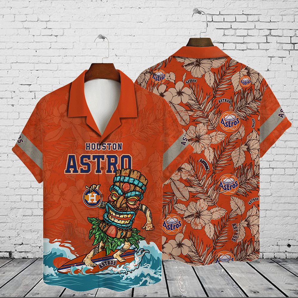 All Over Print Houston Astros Unique Hawaiian - Adult & Kids T-Shirts, Sweatshirts & Hoodies apparel design preview 1