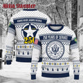 Always Ready Ranks Us Army Ugly Christmas Sweater - Holiday Gift product image