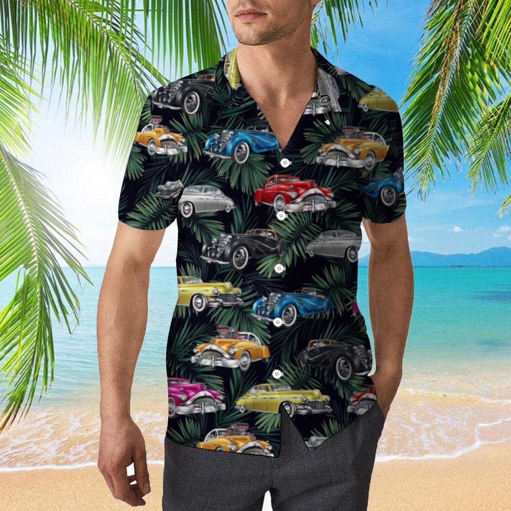 Amazing Vintage Retro Muscle Car Trendy Hawaiian - Adult & Kids T-Shirts, Sweatshirts & Hoodies apparel design preview 1