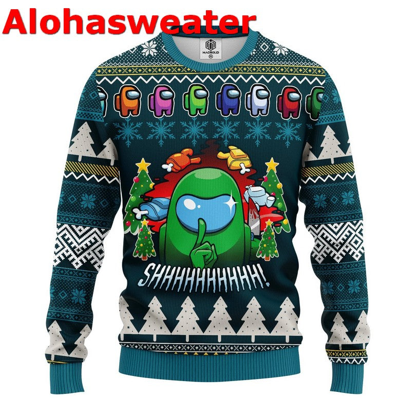 An Ugly Slasher Horror Movie Ugly Christmas Sweater - Holiday Gift product image 3