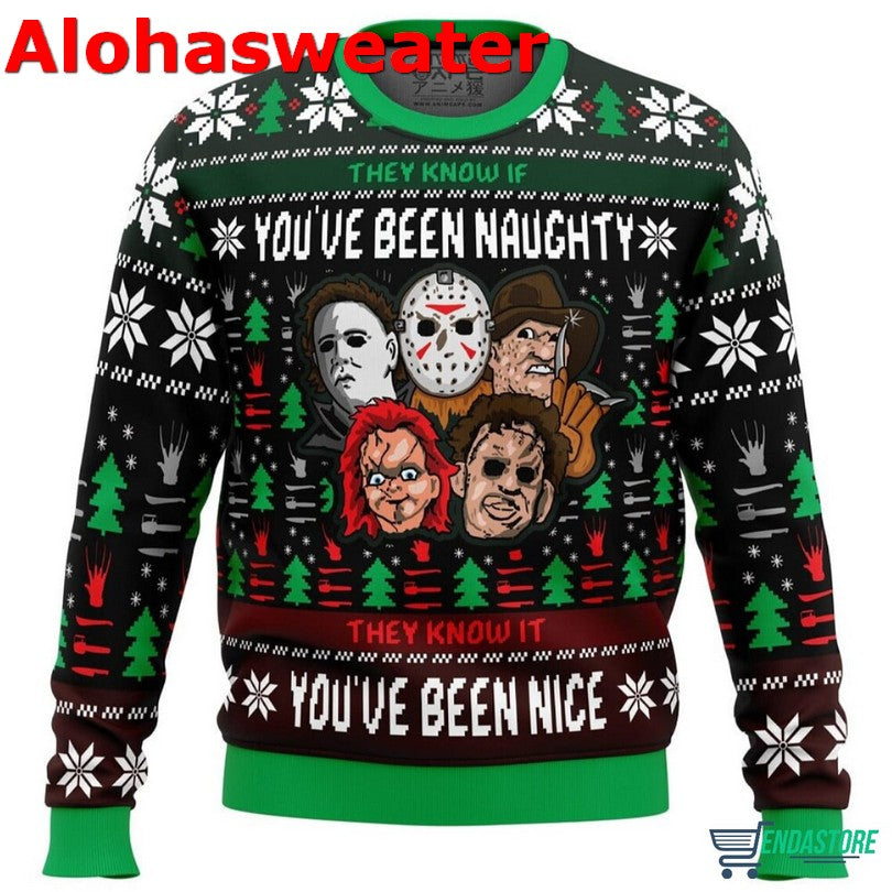 An Ugly Slasher Horror Movie Ugly Christmas Sweater - Holiday Gift product image