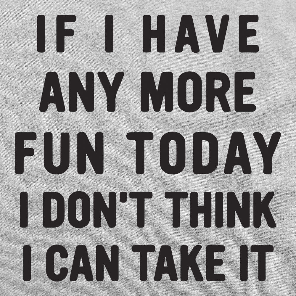 Any More Fun - Adult & Kids T-Shirts, Sweatshirts & Hoodies apparel design preview 1