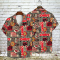 Aop Hawaiian Inspired by Kansas City Chiefs - Adult & Kids T-Shirts, Sweatshirts & Hoodies apparel design preview 1