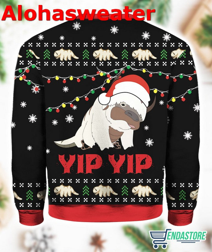 Appa Sky Bison yip yip Ugly Christmas Sweater - Holiday Gift product image 2