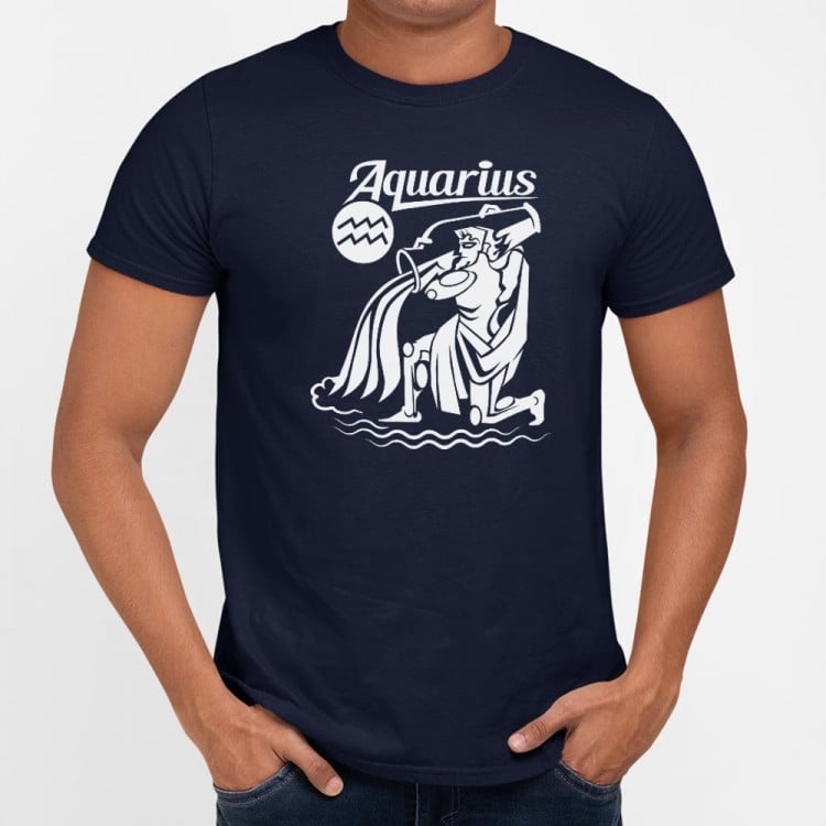Aquarius Zodiac - Adult & Kids T-Shirts, Sweatshirts & Hoodies apparel design preview 1