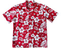 Hibiscus Party Red Aloha Republic 1.311.000₫ - Adult & Kids T-Shirts, Sweatshirts & Hoodies apparel design preview 1
