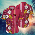 Arizona Cardinals Daisy Stripe Hawaiian - Adult & Kids T-Shirts, Sweatshirts & Hoodies apparel design preview 1