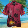 Arizona Cardinals Exclusive Design Hawaiian Tropical - Adult & Kids T-Shirts, Sweatshirts & Hoodies apparel design preview 1